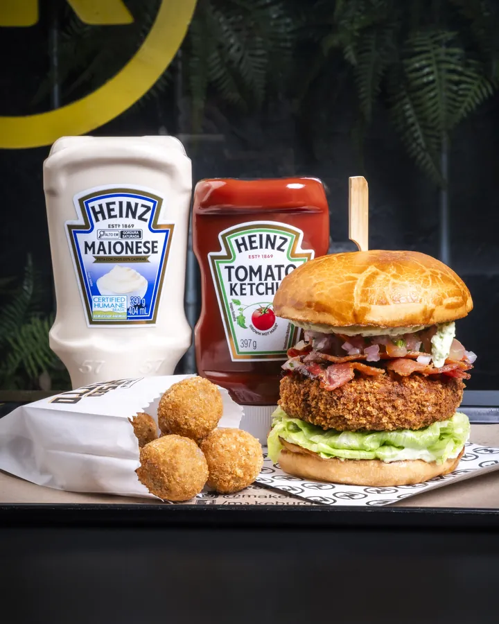 Fotografia de produto de hambúrguer para o Burger Fest